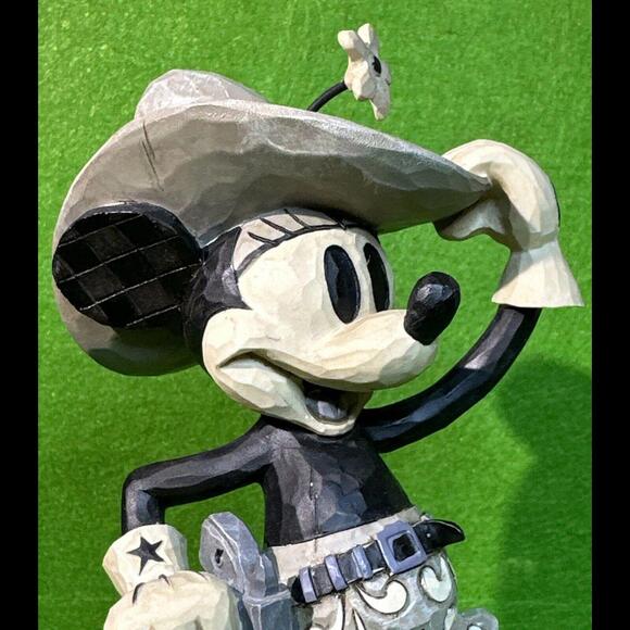 Jim Shore & DISNEY ~ Cutest Cowgirl On The Range  6" Retro Minnie Mouse Figurine - Picture 2 of 9